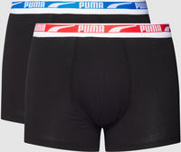 PUMA Boxershorts "MEN MULTI LOGO BOXER 2P" 2er Pack, Komfortbund