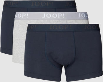 Joop! 3er-Pack Fine Cotton-Stretch Boxer schwarz/navy/grau meliert