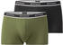 Tom Tailor Herren Pants uni 2er Pack (070543-0330) grün-dunkel-uni