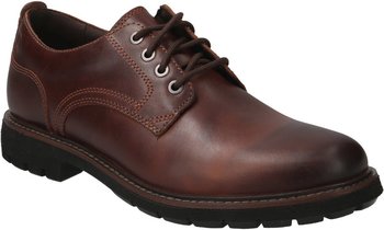 Clarks Batcombe Tie dark tan lea
