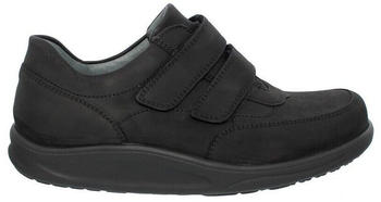 Waldläufer HELGO Halbschuh Klett Dynamic-Sohle Crazy-Horse Leder schwarz