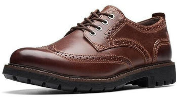 Clarks Batcombe Far dark tan leather