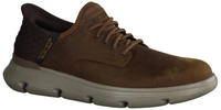 Skechers f&uuml;r Herren. 205046 Garza Gervin Braun Leder Turnschuhe (41), Wohnung,