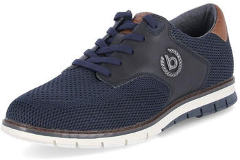 Bugatti Sandmann Herrenschuhe Sneaker sportlicher Schnürer blau