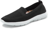 LASCANA Slipper "Halbschuh, Sneaker, Slip-On-Sneaker," aus bequemen Textil-Material