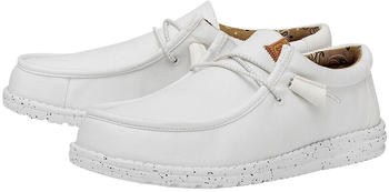 Dude Wally Washed Canvas Schuhe weiß