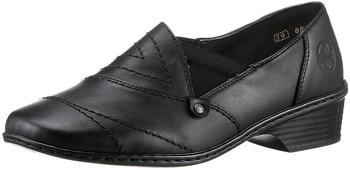 Rieker Slipper weicher Decksohle schwarz