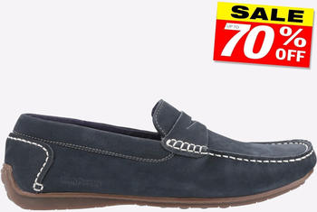 Hush Puppies Roscoe Herren Memory Foam Slipper marineblau