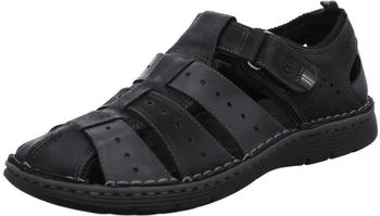 Rohde Leder Klettverschluss Slipper Halbschuhe Prato 6040 schwarz