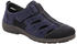 Rohde Halbschuhe Slipper Leder Klettverschluss Rostock blau