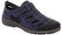 Rohde Halbschuhe Slipper Leder Klettverschluss Rostock blau