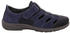 Rohde Halbschuhe Slipper Leder Klettverschluss Rostock blau