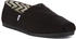 TOMS Shoes Alpargata recycelter Baumwolle schwarze Slipper