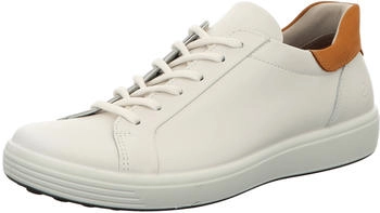 Ecco Soft Easy Slip Lace Herren Schn&uuml;rer wei&szlig;