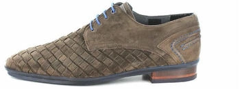 Floris van Bommel Schnürschuh 14058 türkis taupe