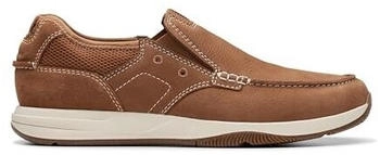 Clarks Sailview Step Slipper light tan nubuck
