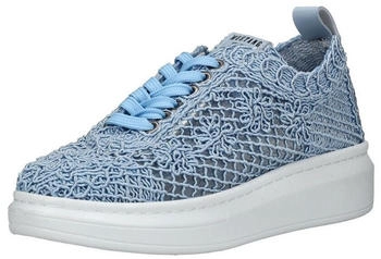 MUSTANG Baumwolle Schnürschuh hellblau