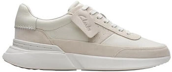 Clarks Craft Pace Weiß Leder