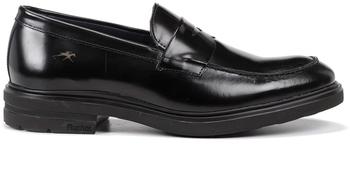 Fluchos Belgische Leder-Slipper F0633 schwarz