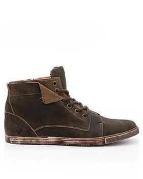Spieth & Wensky Trachten Sneaker Boots Jörg dunkelbraun Leder