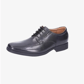 Clarks Tilden Walk Schn&uuml;rschuh schwarz Leder