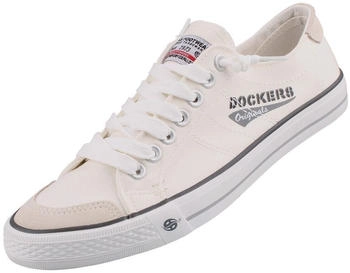 Dockers by Gerli Canvas Sneaker Slipper weiß 30ST027-790500