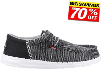 Dude Wally Funk Herren Schlüpfschuhe schwarz