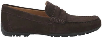 Geox Slipper U35CFB Rauleder braun Geox Slipper U35CFB Rauleder braun