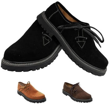 German Wear Trachtenschuhe braun schwarz kastanienbraun
