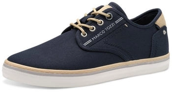 Marco Tozzi Schnürschuh navyleinen