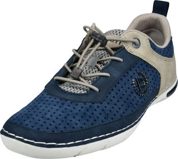Bugatti Sneaker Textil Canvas blau schwarz