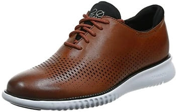 Cole Haan 2 Zerogrand Laser Wingtip gefüttert Oxford british tan elfenbein