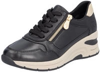 Rieker Keilsneaker,Freizeitschuh,Halbschuh,Schn&uuml;rschuh mit Rei&szlig;verschluss, schmale