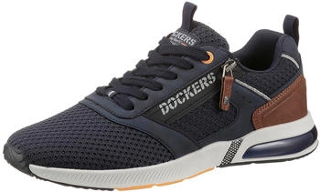 Dockers by Gerli Lederimitat Textil Sneaker Navy