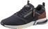 Dockers by Gerli Lederimitat Textil Sneaker Navy