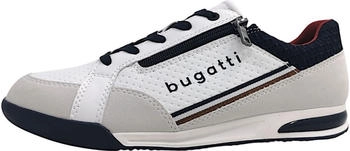 Bugatti Schn&uuml;rhalbschuhe weiss kombi