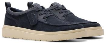 Clarks Polden Moc Schnürer blau
