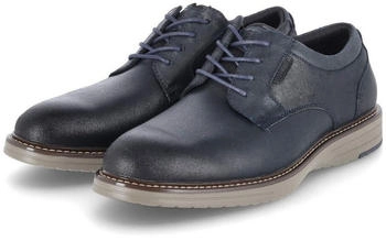 Bullboxer Halbschuhe Rauleder dunkelblau weiß 3