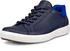Ecco Soft Easy Slip Lace Premium-Leder navyblau
