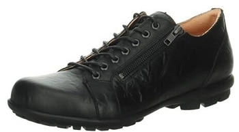 Think Kong chromfrei gegerbte Halbschuhe schwarz 0000