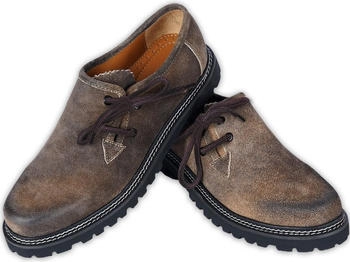 German Wear Lederschuhe braun schwarz kastanienbraun