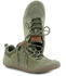Camel Active Halbschuhe grün khaki Leder-Textil-Mix