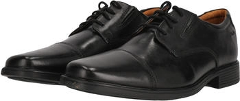 Clarks Schnürschuhe 'Tilden' schwarz