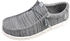 Dude Wally Stretch Sox Sneaker grau