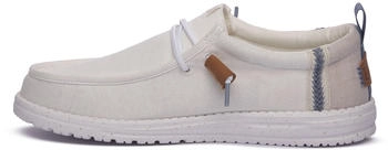 Dude Wally Summer Linen weiß/steingrau