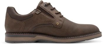 s.Oliver Lace-up Shoes in Suede Look braun