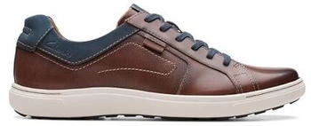 Clarks Mapstone mahogany leather
