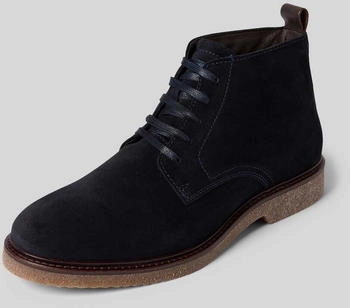 Marc O'Polo Lace-up shoes made of suede leather marine