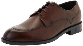 Hugo Boss Derby mit Lochmuster dunkelbraun