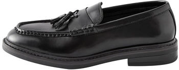Next Fashion Leather Slippers with Tassels Loafer (1-pc) schwarz